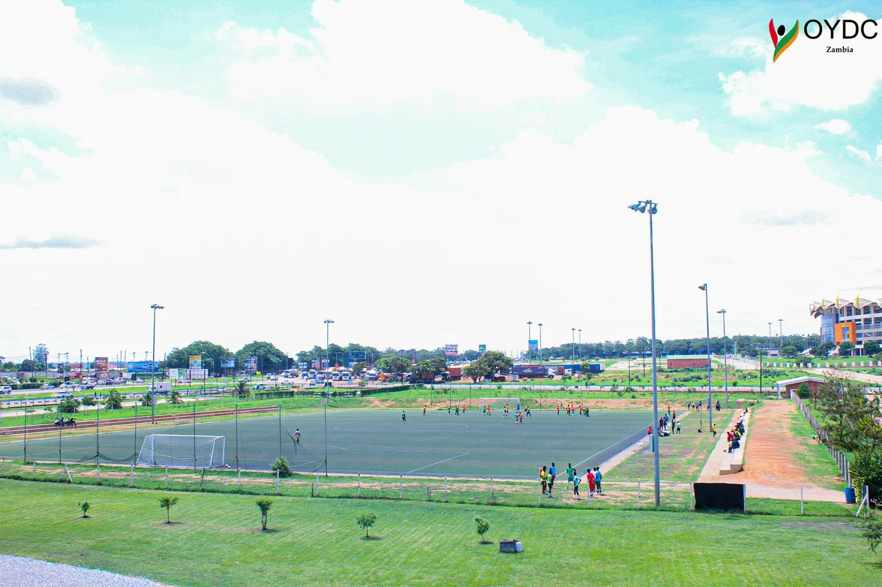 Football Pitch at OYDC Zambia